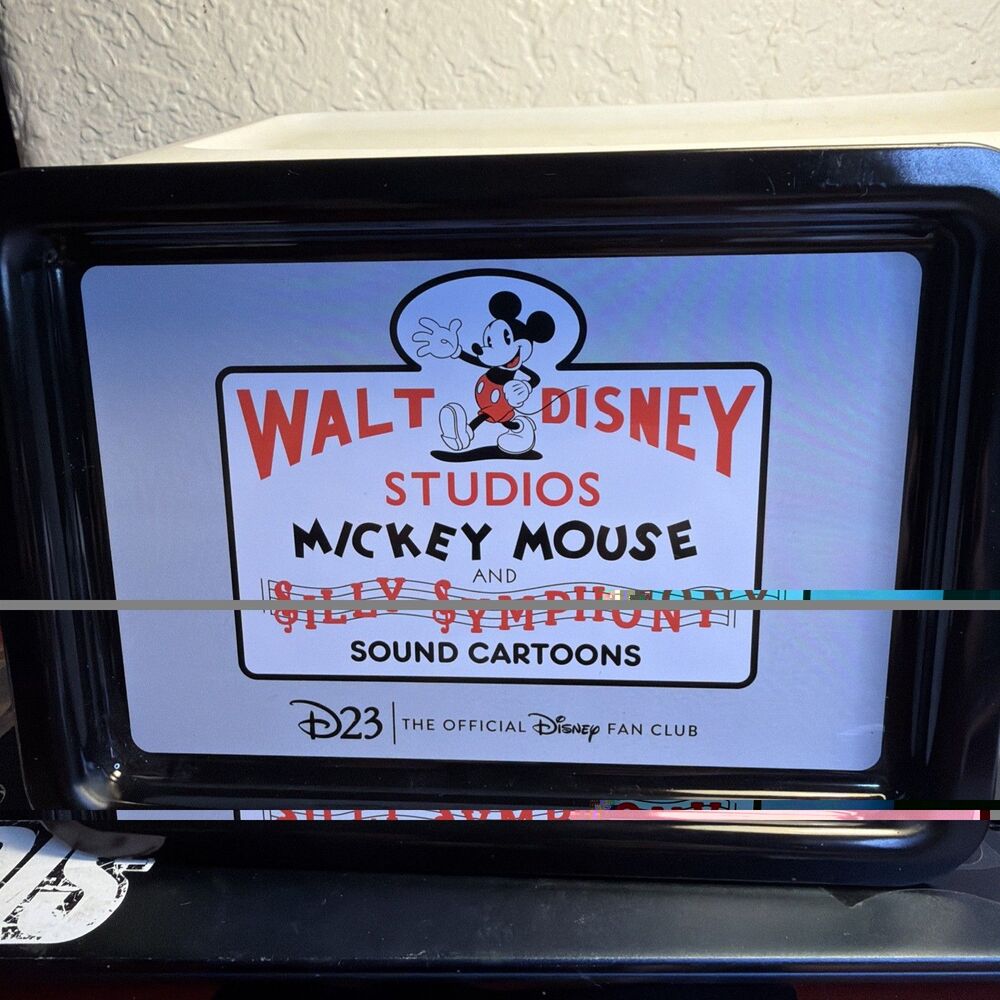 Disney D23 Destination D Mickey Mouse Silly Symphony Trinket Tray - 100 Years